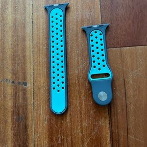 Teal & Grey Apple Watchband